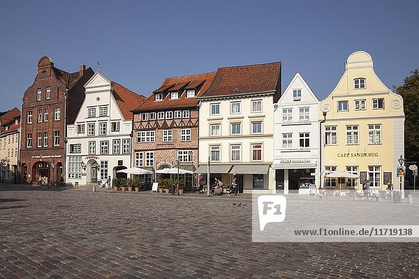 Am Sande  historisches Zentrum  Lüneburg  Niedersachsen  Deutschland  Europa