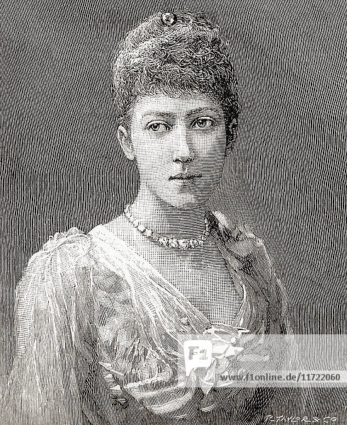 Louise  Prinzessin Royal und Herzogin von Fife  1867 - 1931. Drittes Kind und älteste Tochter von König Edward VII. des Vereinigten Königreichs und Königin Alexandra. Aus The Strand Magazine  Band I  Januar bis Juni 1891.