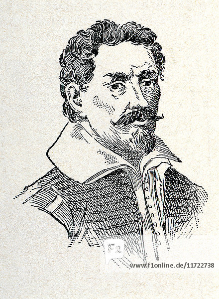 Adam Elsheimer  1578 - 1610. Deutscher Künstler. Aus Enciclopedia Ilustrada Segui  veröffentlicht um 1900