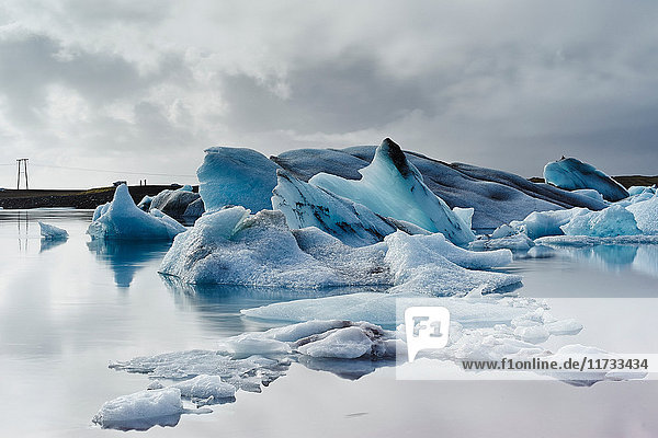 Eis auf dem Gletschersee Jokulsarlon  Island