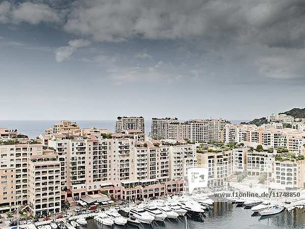 Blick auf Yachten und Hafen  Monte Carlo  Monaco
