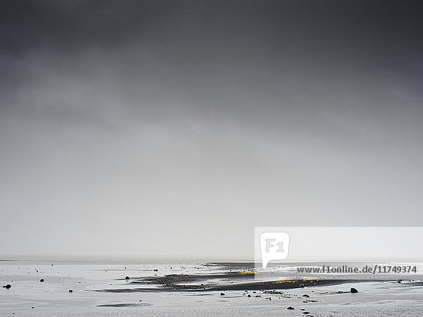Landschaft nahe der Halbinsel Dyrholaey Island