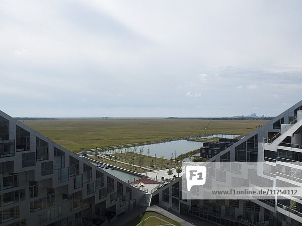 Eckansicht des Hauses 8 Kopenhagen Dänemark