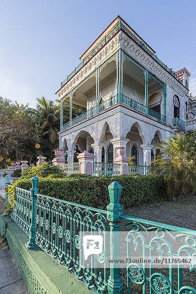 Exterior view of Palacio de Valle (Valle's Palace) Punta Gorda Cienfuegos Cuba West Indies Caribbean Central America