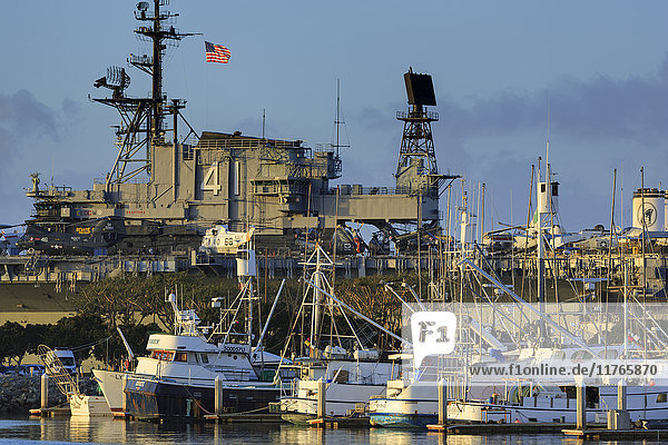 USS Midway  Thunfischhafen  San Diego  Kalifornien  Vereinigte Staaten von Amerika  Nord-Amerika