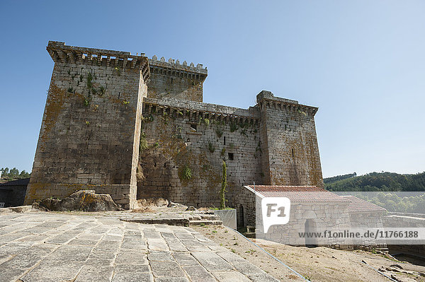 Burg von Pambre  Palas de Rei  Lugo  Galicien  Spanien  Europa