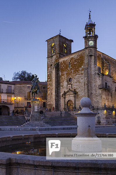 Kirche San Martin  Trujillo  Caceres  Extremadura  Spanien  Europa