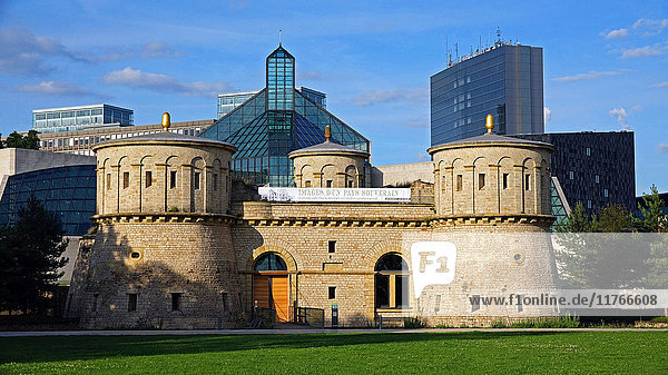 Fort Thuengen mit Festungsmuseum in Luxemburg-Stadt  Großherzogtum Luxemburg  Europa