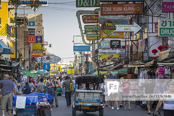 Khao San Road  Bangkok  Thailand  Southeast Asia  Asia