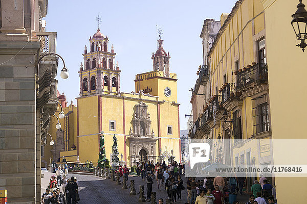 Basilika Collegiata de Nuestra Signora  Guanajuato  UNESCO-Weltkulturerbe  Mexiko  Nordamerika