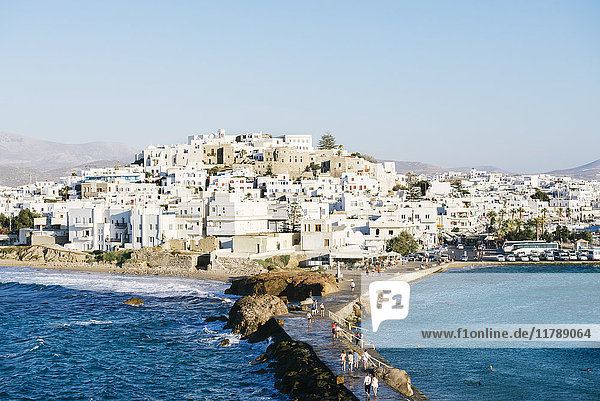 Griechenland  Kykladen  Naxos  Stadtbild