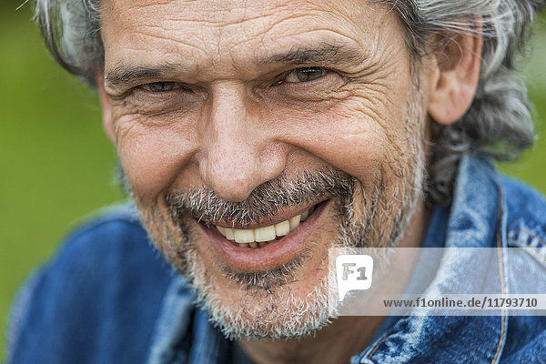 Portrait of smiling senior man