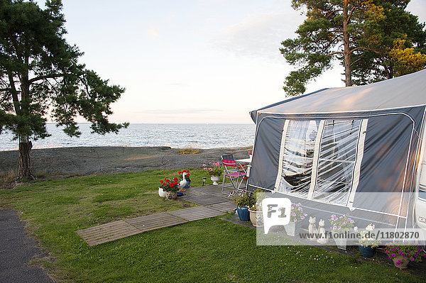Camping auf See