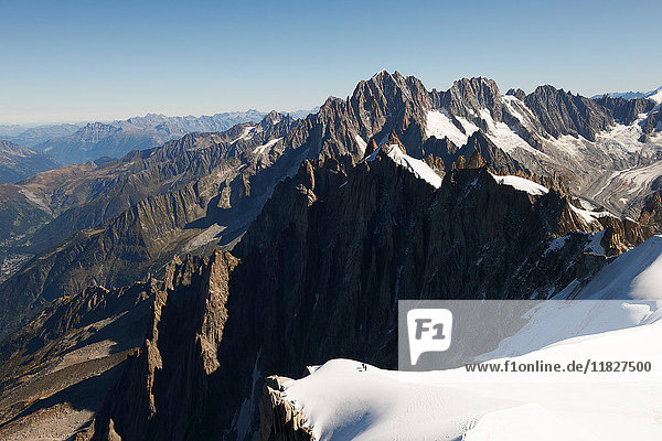 Berglandschaft  Chamonix  Haute Savoie  Frankreich