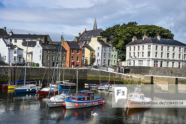 Harbour of Castletown  Isle of Man  crown dependency of the United Kingdom  Europe