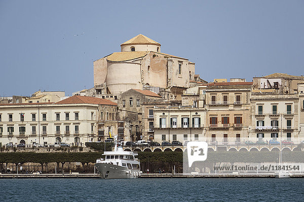Waterfront  Syracuse  Sicily  Italy  Mediterranean  Europe