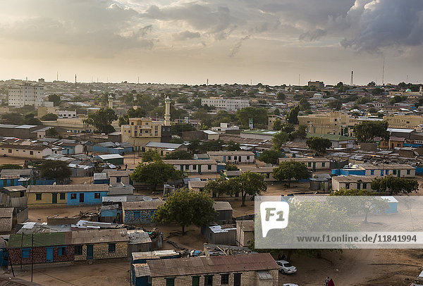 Blick über Hargeisa  Somaliland  Somalia  Afrika