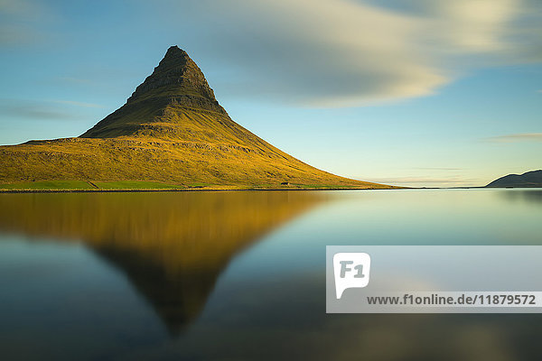 Sunrise over Kirkjufell  Snaefellsness Peninsula; Iceland