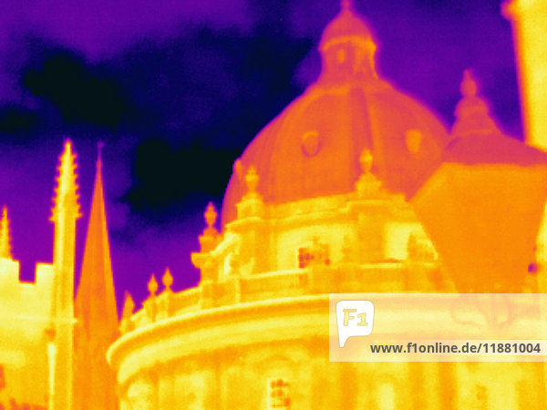 Wärmebild der Radcliffe-Kamera  Oxford  England  UK