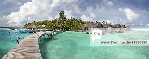 Tropische Insel  Insel Gangehi  Ari-Atoll  Indischer Ozean  Malediven  Asien