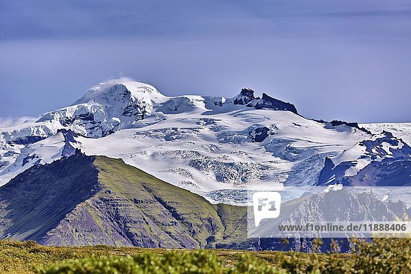 Hvannadalshnúkur  Öræfajökull-Massiv  Gletscher Vatnajökull  Skaftafell  Austurland  Insel