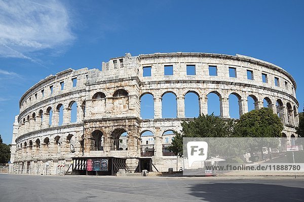 Römisches Amphitheater  Pula  Istrien  Kroatien  Europa
