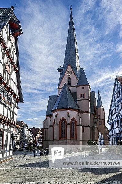 Gotische Kirche Liebfrauenkirche  Schotten  Hessen  Deutschland  Europa