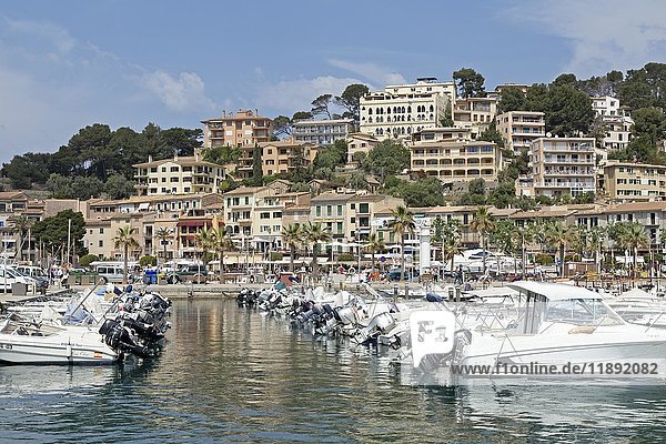 Yachthafen  Port de Sóller  Mallorca  Spanien  Europa