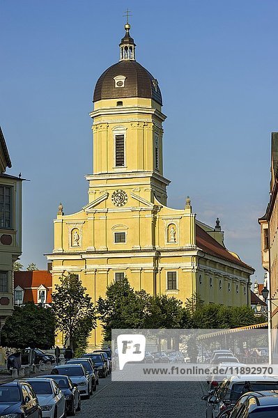 Court church St. Maria  Neuburg on the Danube  Upper Bavaria  Bavaria  Germany  Europe