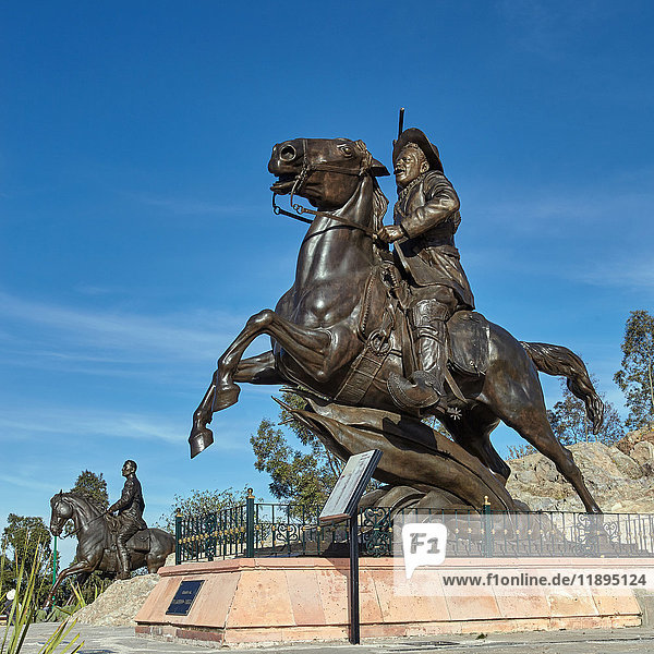 Amerika  Mexiko  Zacatecas  Zacatecas Stadt  Cerro de la Bufa  Statue von Pancho Villa