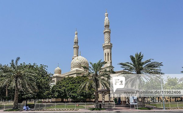 Dubai Jumeirah Moschee  Dubai  Vereinigte Arabische Emirate  Asien