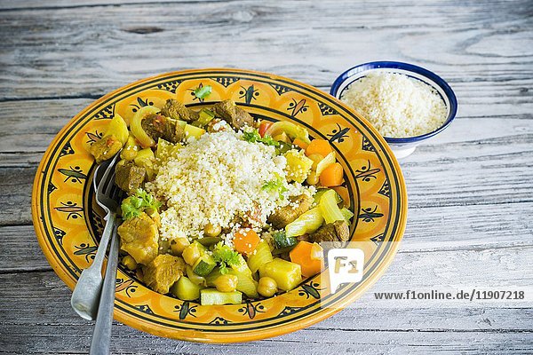 Couscous mit Huhn und Gemüse