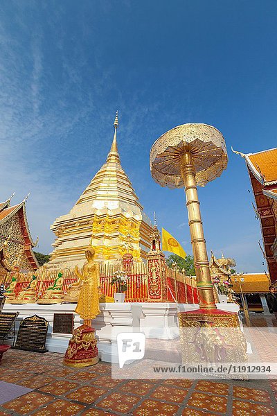 Wat Phra That Doi Suthep temple  Chiang Mai  Thailand.