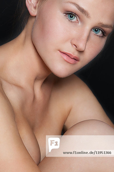 Portrait of attractive young woman