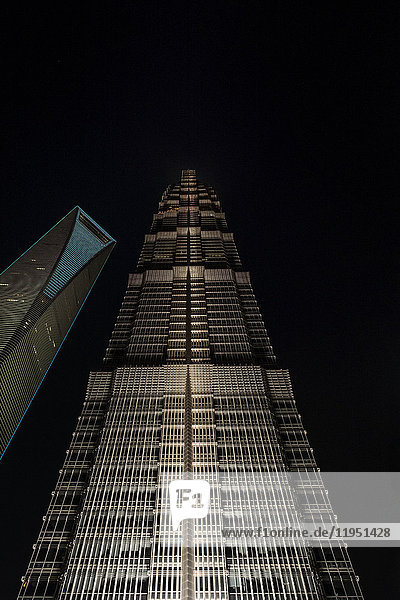 China Shanghai Jin Mao Tower und Shanghai World Financial Center