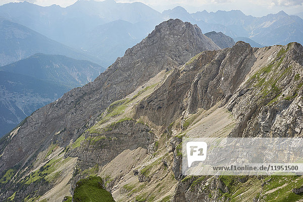 Alpen  Karwendelgebirge  alpine Landschaft