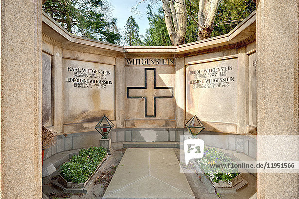 Austria  Vienna  Zentralfriedhof  tomb of family Wittgenstein