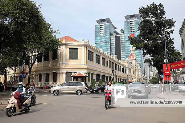 Pasteur Street und Vincom Center Einkaufszentrum  Hi Chi Minh Stadt  Vietnam  Indochina  Südostasien  Asien
