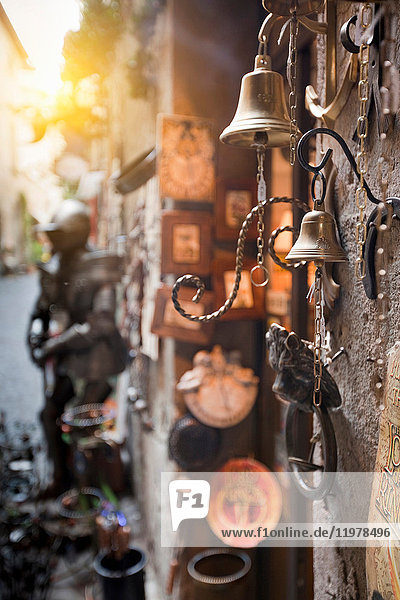 Wall mounted bells,  Orvieto,  Italy