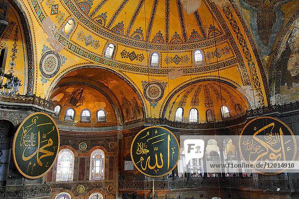 Türkei  Istanbul  Gemeinde Fatih  Bezirk Sultanahmet  Basilika Sainte Sophie (Aya Sofya-Museum)  Unesco-Welterbe
