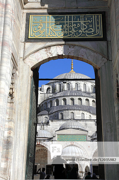 Türkei  Istanbul  Gemeinde Fatih  Stadtteil Sultanahmet  Sultanahmet-Moschee oder Blaue Moschee