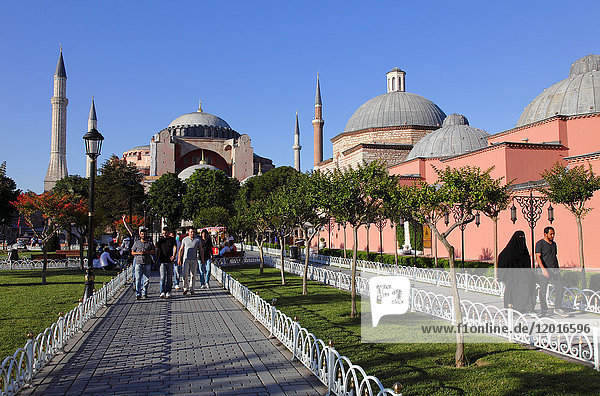 Türkei  Istanbul  Gemeinde Fatih  Bezirk Sultanahmet  Aya-Sofya-Basilika und Hammam (Ayasofya Hurrem Sultan Hamam)