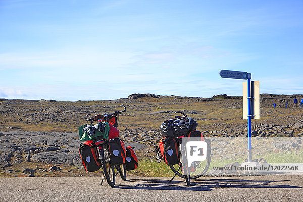 Island  Besuch mit dem Fahrrad.
