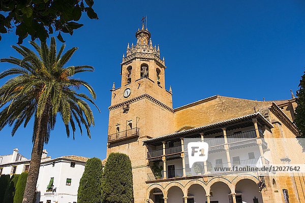 Santa Maria la Mayor church  Ronda. Málaga province Costa del Sol  Andalusia. Southern Spain Europe.