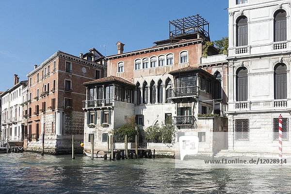 Palazzo Falier Canossa  residence of the aristocratic family Canossa  Canal Grande  district San Marco  Venezia  Veneto  Italy  Europe