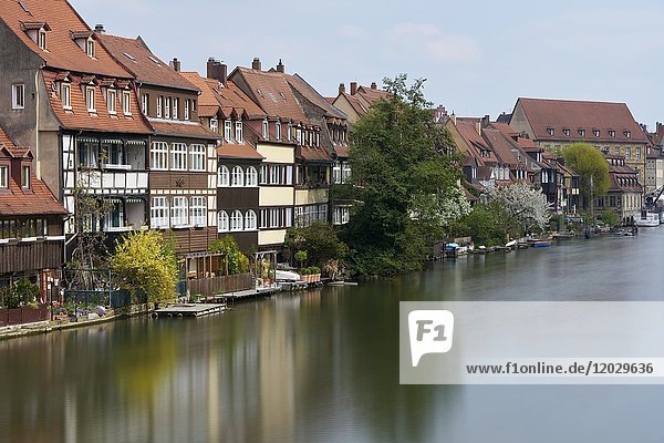 Fischersiedlung Klein Venedig in Bamberg  Bamberg  Bayern  Deutschland  Europa