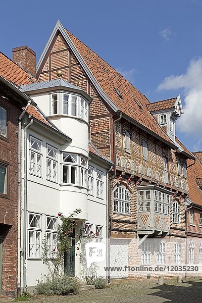 Altes Fachwerkhaus  Obere Ohlingerstraße  Altstadt  Lüneburg  Niedersachsen  Deutschland  Europa