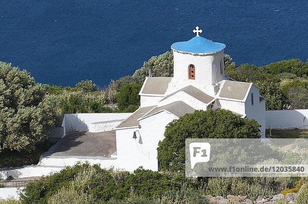 Church  Ekklisia Sotiros  Monemvasia  Laconia  Peloponnese  Greece  Europe