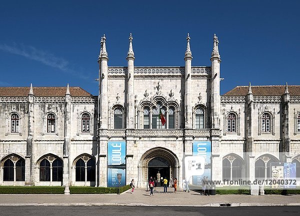 Hieronymiten-Kloster  Mosteiro dos Jerónimos  UNESCO Weltkulturerbe  Belém  Lissabon  Portugal  Europa