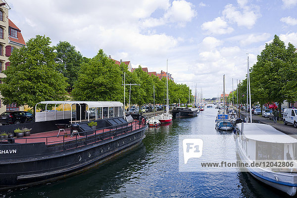 Christianshavn-Kanal  Kopenhagen  Dänemark  Europa